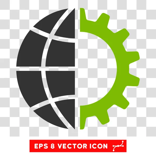 Industria global Eps Vector Icono — Archivo Imágenes Vectoriales