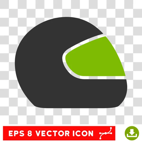 Casque de moto Eps Icône vectorielle — Image vectorielle