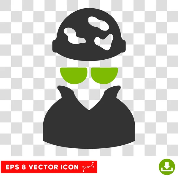 Spotted Spy Eps vetor ícone — Vetor de Stock