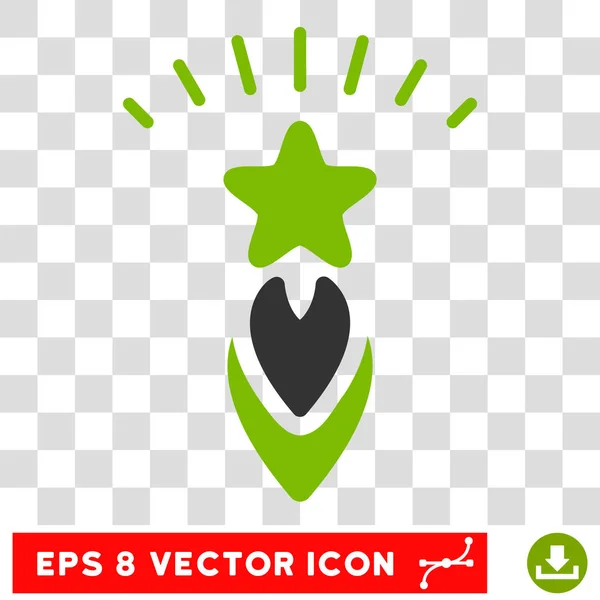 Iniciando ícone de vetor Star Eps — Vetor de Stock