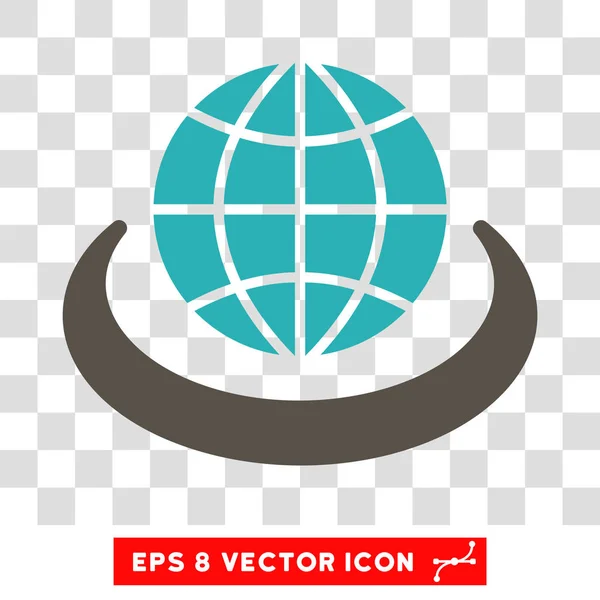 Globales Netzwerk eps Vektor-Symbol — Stockvektor