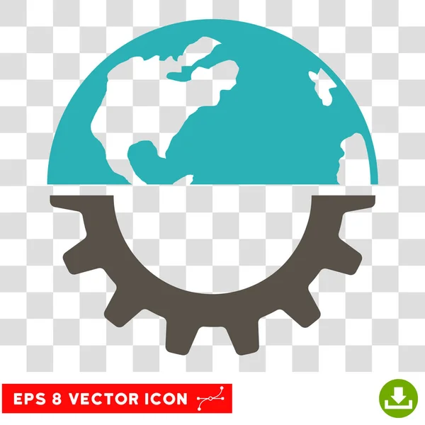 Internationale Industrie eps Vektor-Ikone — Stockvektor