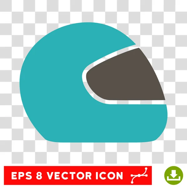 Motorcycle Helmet Eps Vector Icon — Stock Vector