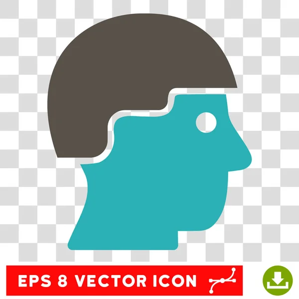 Casco de soldado Eps Vector Icono — Vector de stock