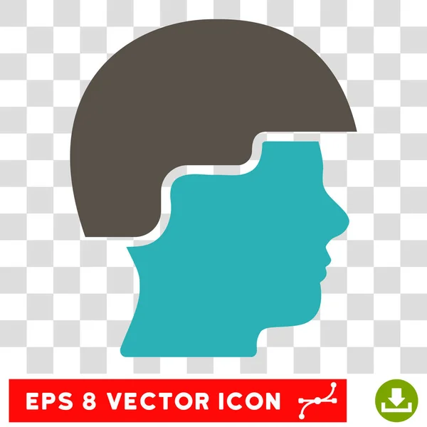 Soldier Helmet Eps Vector Icon — Stock Vector