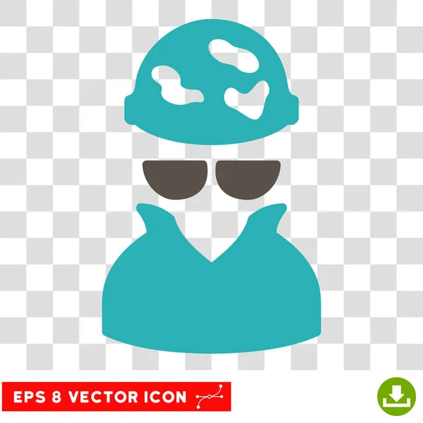 Spotted Spy Eps Vector Icono — Vector de stock