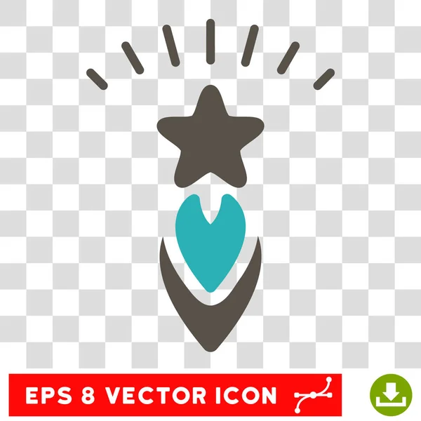 Iniciando ícone de vetor Star Eps — Vetor de Stock