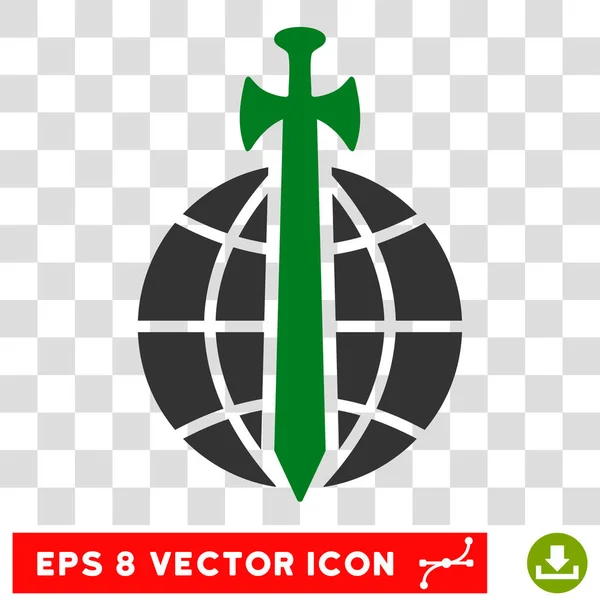 Icono vectorial de la Guardia Global Eps — Vector de stock