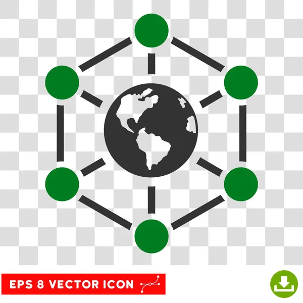 Världsomspännande Internet Eps vektor symbol — Stock vektor