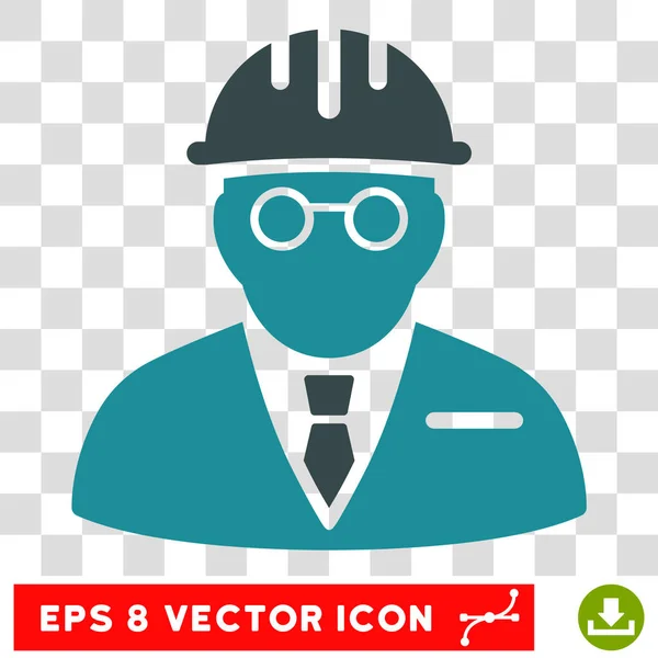 Engenheiro cego Eps Vector Icon — Vetor de Stock