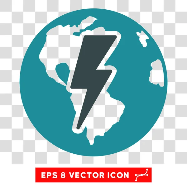 Tierra Shock Eps Vector icono — Vector de stock