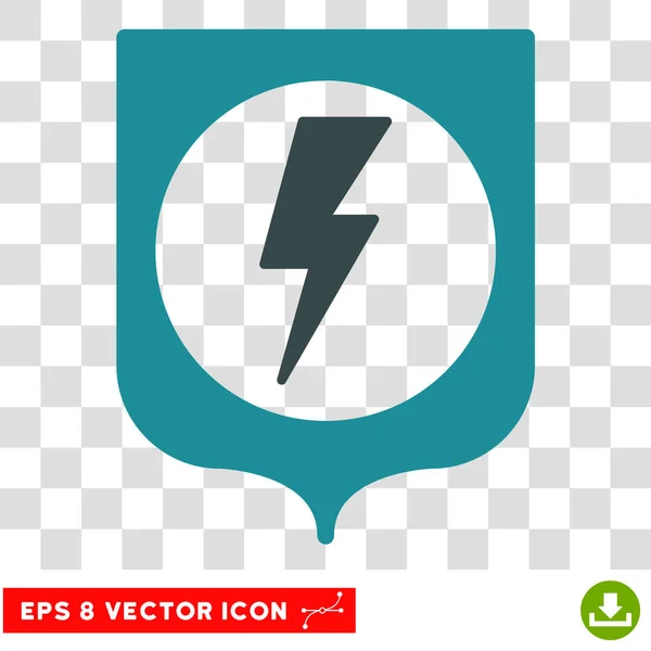 Электрозащитная векторная икона — стоковый вектор