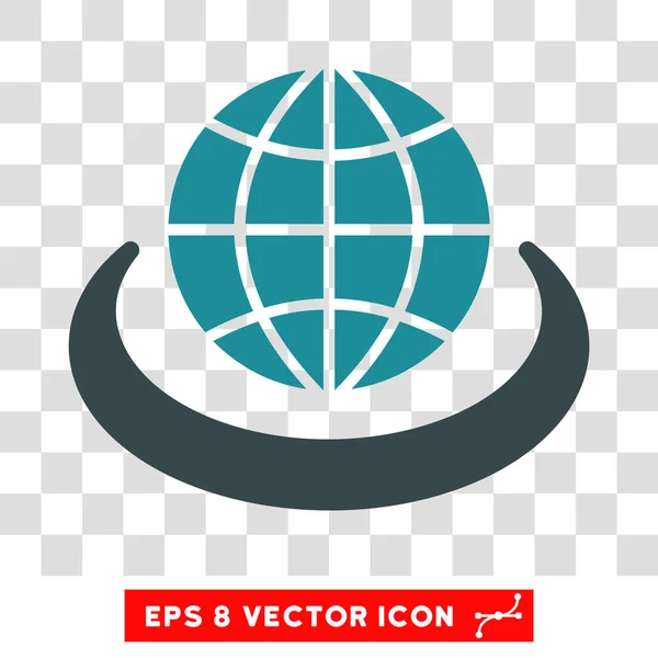 Globales Netzwerk eps Vektor-Symbol — Stockvektor