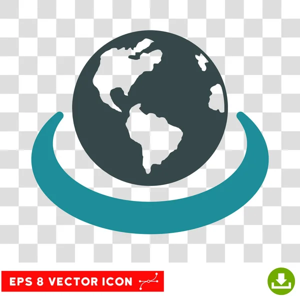 Rede Internacional Eps Vector Icon — Vetor de Stock