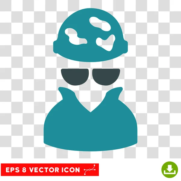 Icône vectorielle Eps espion repéré — Image vectorielle