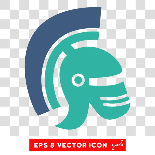 Векторная икона римского шлема — стоковый вектор