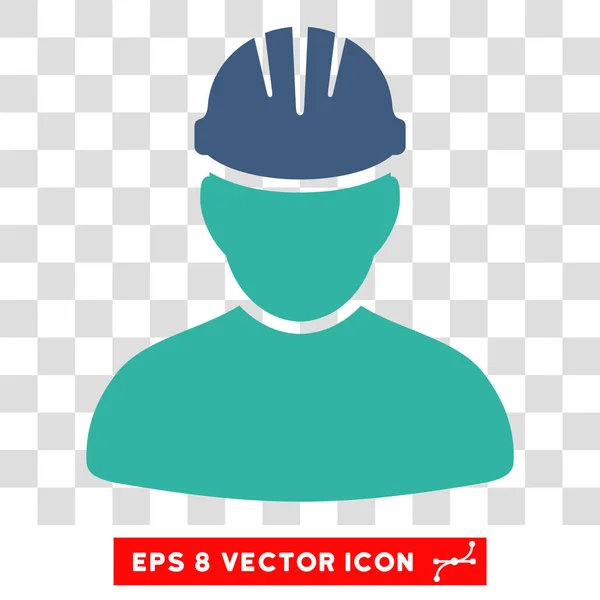 Arbeiter Person eps Vektor Symbol — Stockvektor