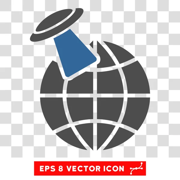 Visita extraterrestre Eps Vector Icono — Vector de stock