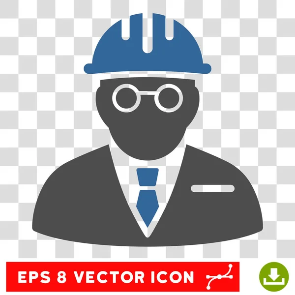 Engenheiro cego Eps Vector Icon — Vetor de Stock