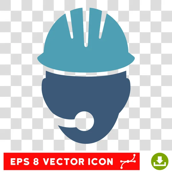 Industriële Operator Eps Vector Icon — Stockvector