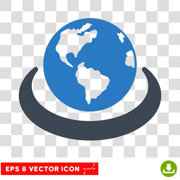 Réseau international Eps Icône vectorielle — Image vectorielle