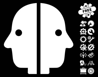 Çift yüzlü vektör simge araçları Bonus ile