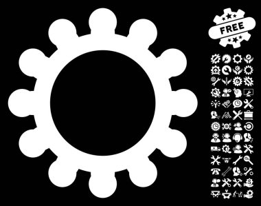 Dişli vektör simge araçları Bonus ile