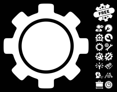Dişli vektör simge araçları Bonus ile