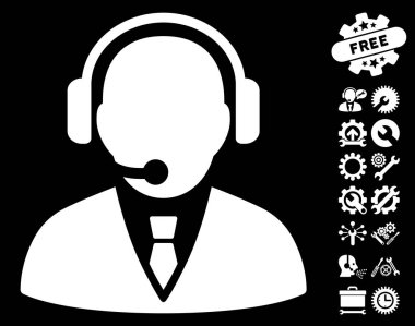 Destek Yöneticisi vektör simge araçları Bonus ile