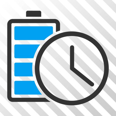 Pil saat vektör Eps simgesi