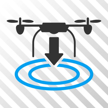 Uçağın iniş vektör Eps simgesi