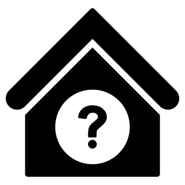 Durum bina düz vektör simgesi