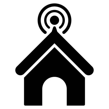 Telekom Office düz vektör simgesi