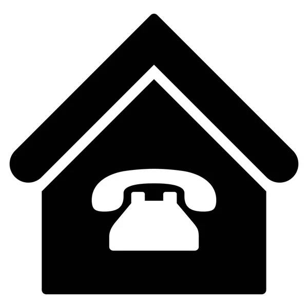 Phone Station Flat Vector Icon — Stock Vector