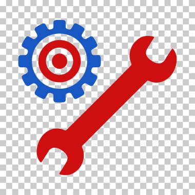 Hizmet araçları vektör simgesi