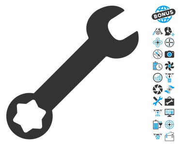 Helikopter araçları Bonus ile Wrench kutsal kişilerin resmi