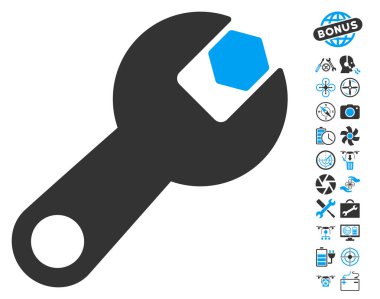 Hava dron araçları Bonus ile Wrench kutsal kişilerin resmi