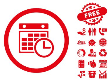 Uçus tarifesi düz vektör simge Bonus ile