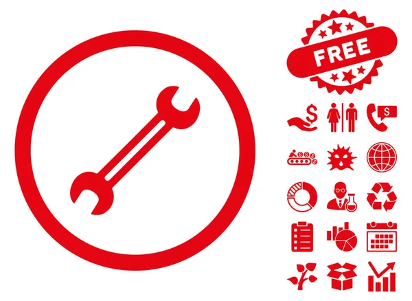 Anahtar düz vektör simgesine Bonus ile