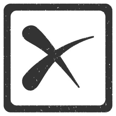 Simge lastik damgası reddetmek