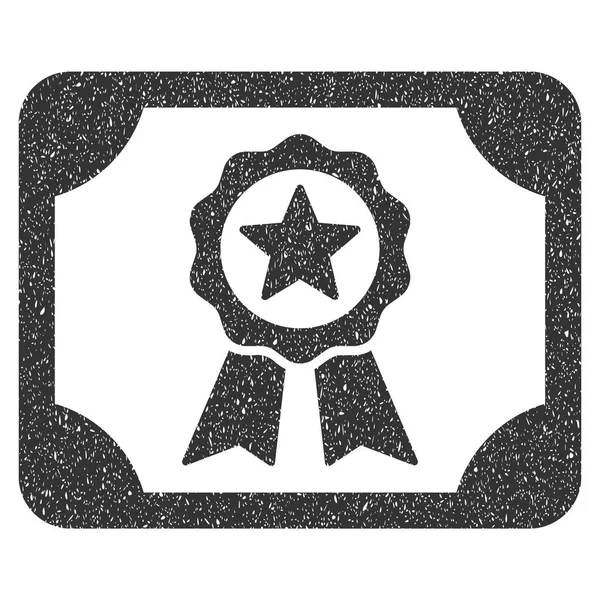 Certificate Icon Rubber Stamp — Stock Photo, Image
