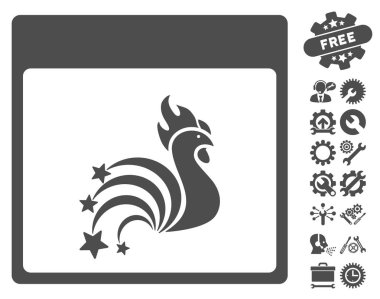 Horoz Fireworks ile Bonus sayfa vektör simge takvim