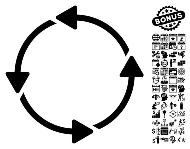 Bonus döndürme Ccw simgesi
