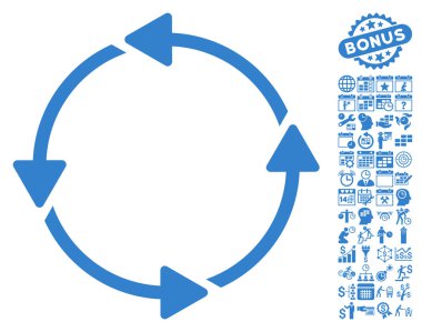 Bonus döndürme Ccw simgesi