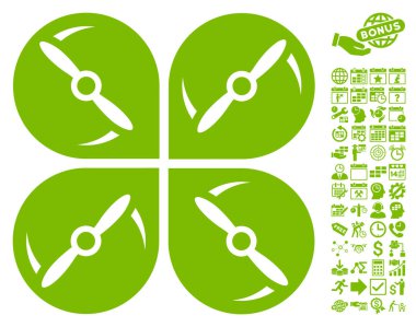 Bonus ile Airdrone vidayı döndürme simgesi