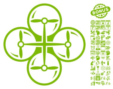 Bonus ile dron vida simgesi