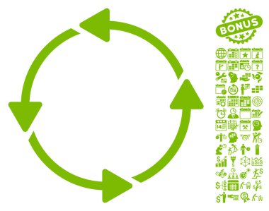 Bonus döndürme Ccw simgesi