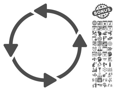 Bonus döndürme Ccw simgesi