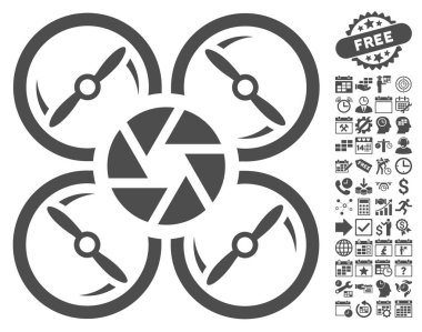 Bonus ile çekim dron simgesi