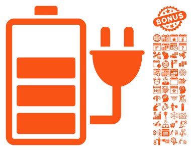 Bonus ile şarj pil simgesi